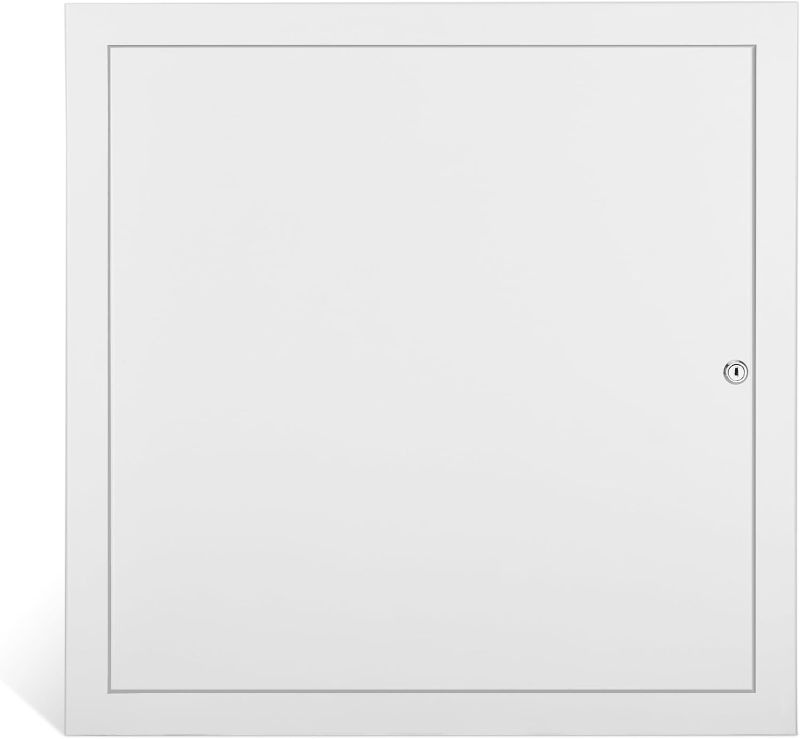 Photo 1 of Thicken 1mm 24 x 24 Access Panel for Drywall,Attic Door, Ceiling Access Panel for Drywall,24x24Metal Access Panels are Thickened to 1mm to Solve The Problem of Fragile Panels(Screwdriver Latch)