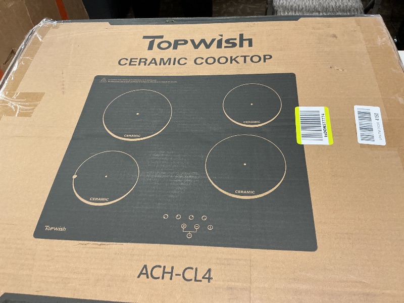 Photo 1 of AAOBOSI 30 Inch Electric Cooktop,4 Burners 8700W(Upgraded)Induction+Ceramic Hob Cooktop Built-in Hybrid Electric Stove,Flat Glass Top Stove 9 Heating Level,Timer,Pause,Sensor Burner,Child Lock,Booster