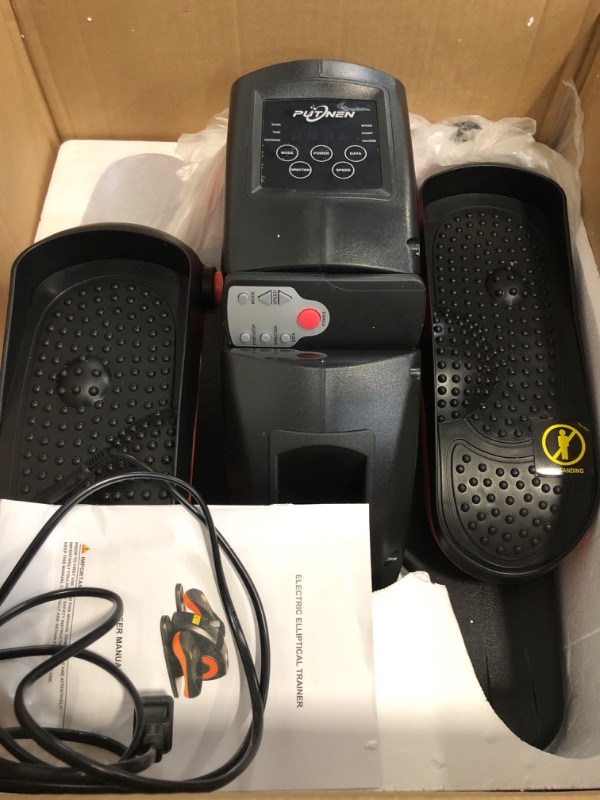 Photo 1 of Under Desk Elliptical Machine, Electric Ellipse Leg Exerciser as Seen on Tv for Seniors with 12 Adjustable, Quiet Portable Elliptical Machine, Seated Pedal Exerciser with Remote Control