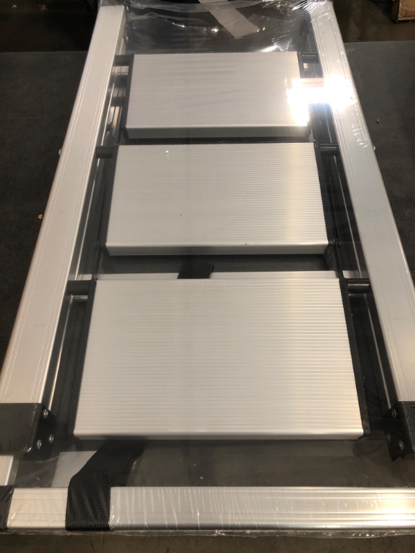 Photo 1 of XinSunho 3 Step Ladder, Folding Step Stool with Anti-Slip Wide Pedal, Portable Sturdy Steel Ladder 3 Steps, 330lbs Safety Kitchen & Household Ladder
