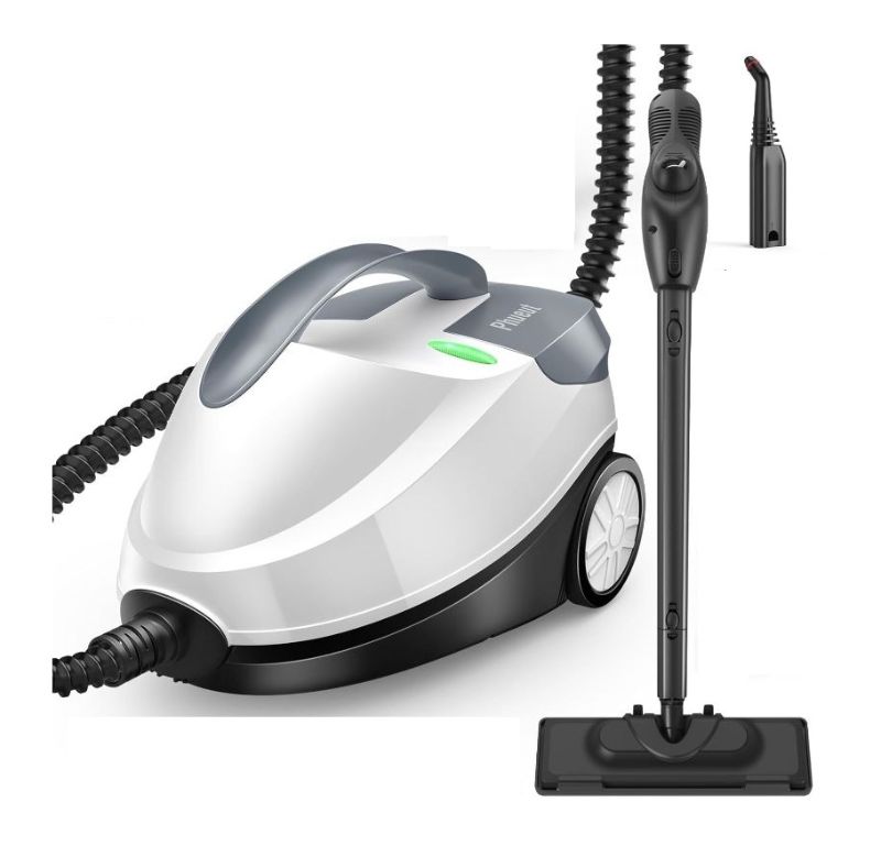 Photo 1 of **Missing Everything But the Steamer** Steam Cleaner with 28 Accessories for Home, 1800W Powerful Multipurpose Steam Mop with 1.5L Tank for Floor Cleaning, Chemical-Free Heavy Duty Steamer for Cleaning Floors, Couch, Tile, Grout and Car