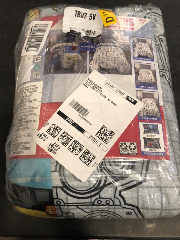 Photo 1 of Franco Transformers Optimus Prime Kids Bedding Super Soft Microfiber Comforter and Sheet Set, 5 Piece Full Size, (Officially Licensed Product)
