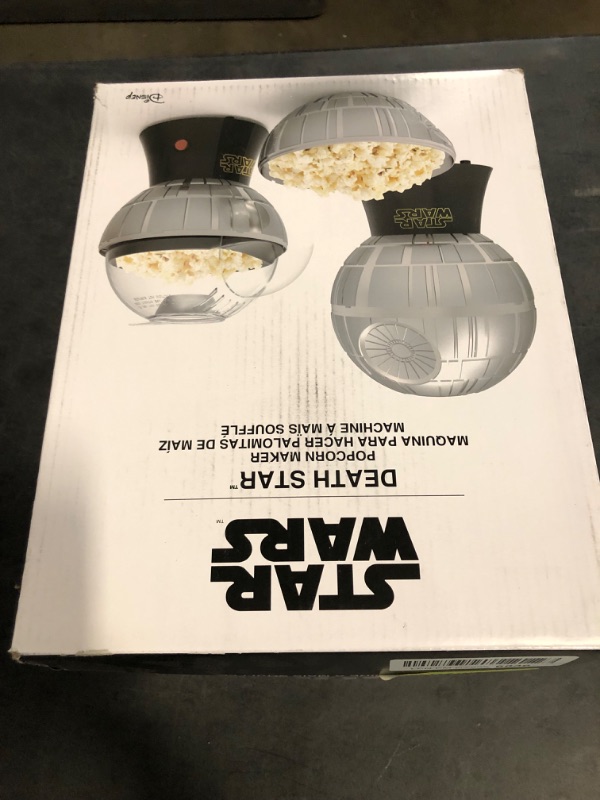Photo 1 of Uncanny Brands Star Wars Death Star Popcorn Maker - Hot Air Style with Removable Bowl