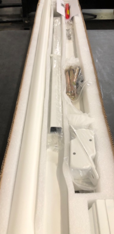 Photo 1 of Hand Rails for Outdoor Steps,3 Step Stair Handrail & Indoor Stair Railing Kit?White Railings for Outdoor Steps and Hand Rails for Seniors for Porch?2 Step White?