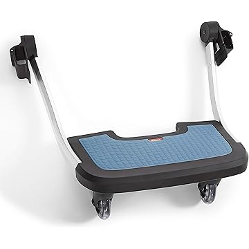 Photo 1 of Diono Quantum Hop ‘n Roll Buggy Board, Detachable Ride Along Stroller Platform Glider Board with Clip ‘n’ Go System, Blue