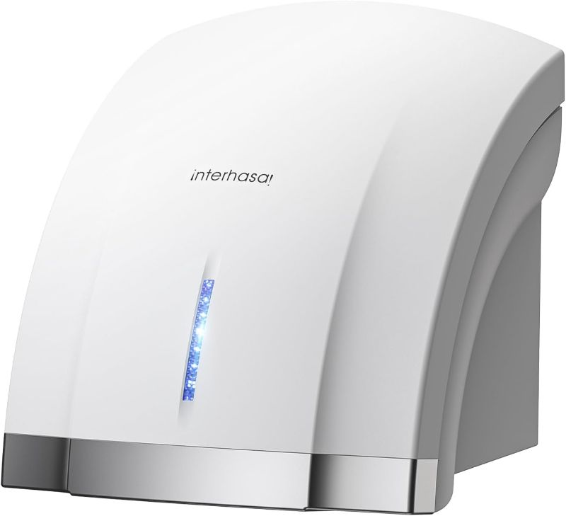 Photo 1 of Compact Hand Dryer 110V Commercial Hand Dryer for Bathroom with Hot n Cold Air, Electric Air Dryer 3-Pin Plug in