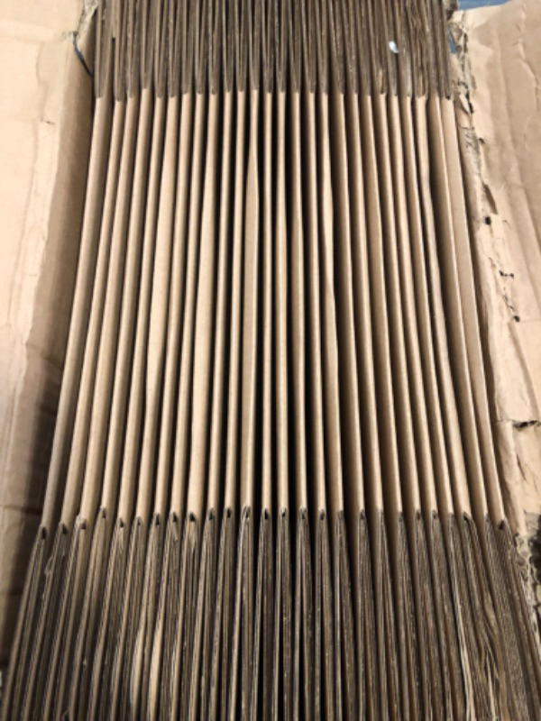 Photo 1 of Mat Board Center, 8x6x3 Shipping Brown Boxes, Small Corrugated Cardboard Box, Business Mailer, Gifts Mailing, T-Shirt, Kraft Paper 26 Pack