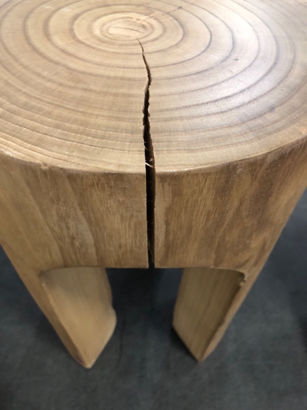 Photo 1 of Minor Crack on Top** Wooden End table/ Side Table 