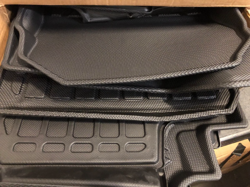 Photo 1 of Floor Mats Compatible with 2019-2024 2025 Subaru Ascent Cargo Mat Liner TPE Back Seat Cover Protector 2023 Ascent Accessories (Fit 7&8 Seats, Trunk Mat+3rd Row Backrest Mats+Floor Mats)