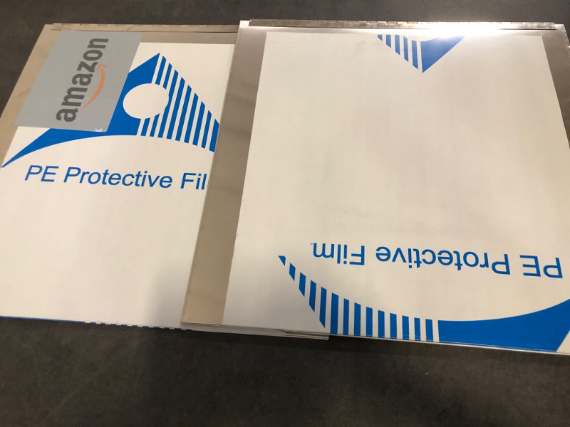 Photo 1 of 2 PCS Stove Grease Oil Splatter Guard | Range Backsplash Splatter Guard for Wall | 2 Sided Foldable Splash Shield Metal Panel Protector for Cooking, Stainless Steel