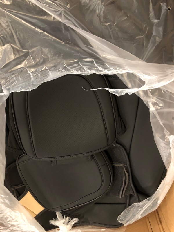 Photo 1 of Custom Fit RAV4 Seat Covers Full Set for Toyota RAV4 2019 2020 2021 2022 2023 2024 2025 LE Limited XLE Hybrid with Waterproof Faux Leather (Black, LU01-Hybrid)