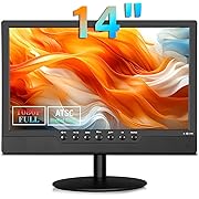 Photo 1 of 14 inch Flat Screen TV,Small TV with Digital ATSC Tuner,Antenna,Remote and HDMI/USB Ports,12 Volt Charger Cable for Car/Kitchen