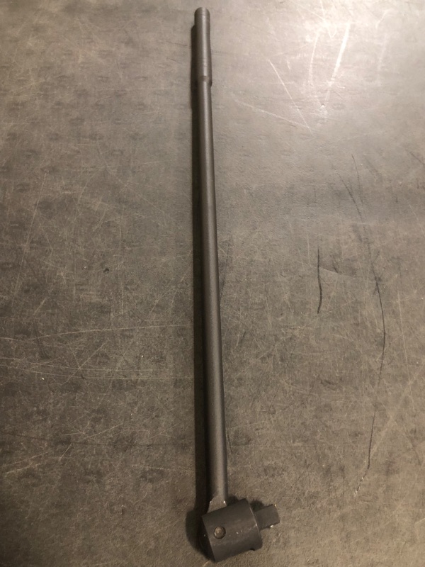 Photo 1 of 1/2 Inch Drive 24 in. Breaker Bar, 250 Degrees Heavy Duty Head, Ball Lock Function, Chromium-Molybdenum Steel, Striking Laser Specifications, High Temperature Quenching Rod Body, Black