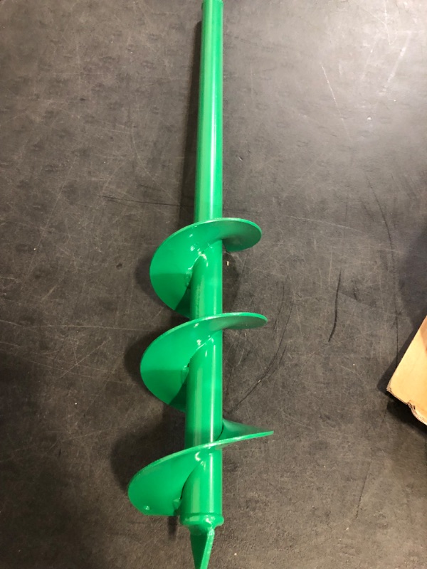 Photo 1 of Auger Drill Bit for Planting, 4x25Inch Garden Earth Auger, Spiral Drill Hole Rapid Planter Seedling & Bedding Plant, Ground Planting Drill Bit Auger Post Hole Digger for 3/8''Hex Drive Drill