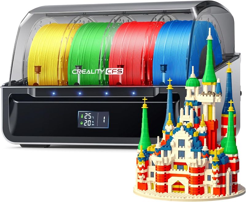 Photo 1 of 2025 Creality CFS, Multi Color 3D Printer Automatically Printing System, Auto Filament Switch & Relay, Supports 4 Parallel Devices 16 Color Printing for K2 Plus/Hi Combo