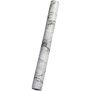 Photo 1 of Self Adhesive Marble Wallpaper, Peel and Stick Wallpaper PVC Wallpaper Easy to Remove Wallpaper Countertop Paper 1000x45cm, White,for Walls, Cabinets, Tabletops