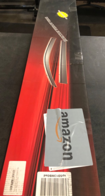 Photo 1 of Tape-On Side Window Visor Deflector Rain Guards Compatible with Toyota Corolla Cross 2020-2024, with Bright Strip and Made of Polycarbonate Material, Black 4Pcs