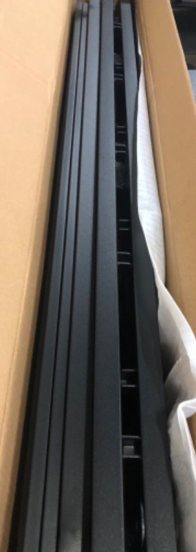 Photo 1 of 4 Inch Twin Bed Frames Low Profile, Twin Platform Bed Frame No Box Spring Needed, Heavy Duty Metal, Easy Assembly, Black