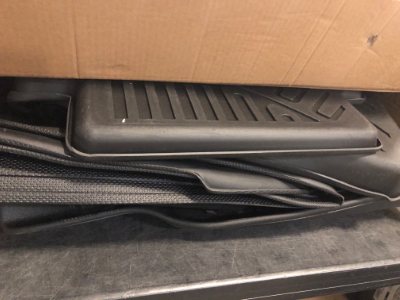 Photo 1 of Floor Mats & Cargo Liners for 2016-2022 2023 Mazda CX-9 CX9 (6 Seats-2 Row Bucket Seat)-Only Fit Sport Version,TPE All Weather Protection Floor Liners with Trunk Mat & Backrest Mat
