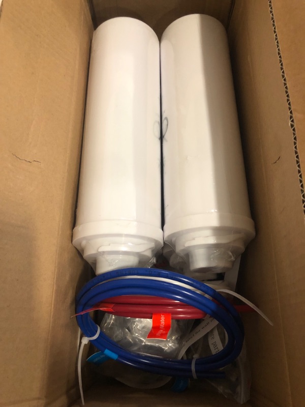 Photo 1 of SimPure Alkaline UV Reverse Osmosis System T1-400ALK, NSF/ANSI 58 Certified, Tankless RO Water Filter System 400 GPD, pH+ Remineralization Water Filtration Under Sink, BPA Free, Built-in Pump