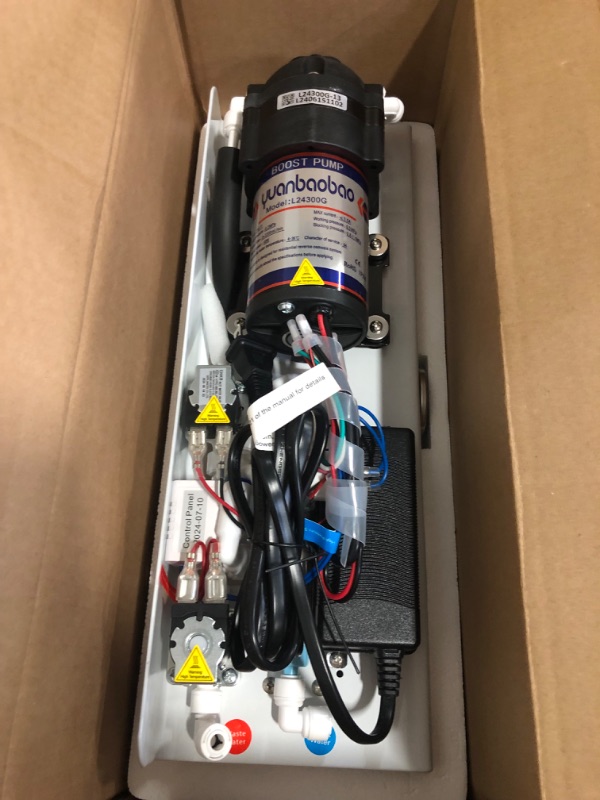 Photo 1 of SimPure Alkaline UV Reverse Osmosis System T1-400ALK, NSF/ANSI 58 Certified, Tankless RO Water Filter System 400 GPD, pH+ Remineralization Water Filtration Under Sink, BPA Free, Built-in Pump