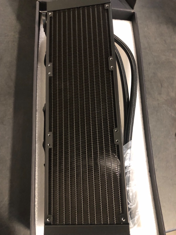 Photo 1 of ID-COOLING FX360 INF 360mm Liquid CPU Cooler, AIO Cooler with ARGB Infinity Mirror Effect, 3x120mm Daisy-Chained Fans Low-Noise Operating 27.2dB(A) Max., Intel LGA1851/1700/1200/115X & AMD AM5/AM4