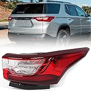 Photo 1 of FIONE LED Outer Tail Light Assembly Compatible with Chevy Traverse 2018 2019 2020 2021 Brake Rear Light Right Passenger Side RH