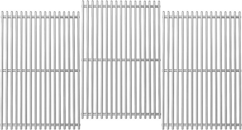Photo 1 of 18.7" Cooking Grates for Weber Genesis GS4 Genesis II E-410, E-415, E-435, Genesis II LX E-440 Series Gas Grills, Heavy Duty Stainless Steel Grill Grates for Weber 66089 66097