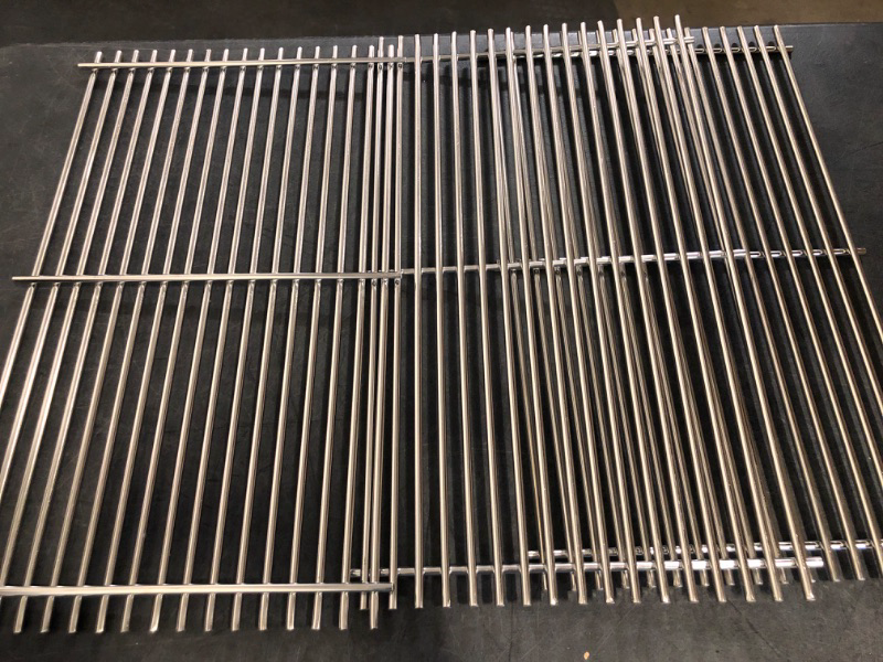 Photo 1 of 18.7" Cooking Grates for Weber Genesis GS4 Genesis II E-410, E-415, E-435, Genesis II LX E-440 Series Gas Grills, Heavy Duty Stainless Steel Grill Grates for Weber 66089 66097