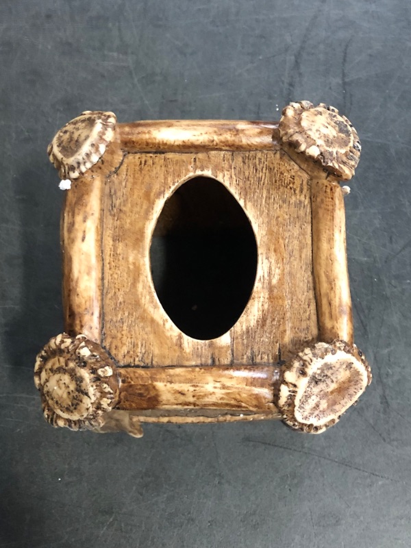 Photo 1 of Antler Tissue Box Cover-Home Decor