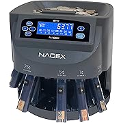 Photo 1 of Nadex S540 Pro | Coin Counter, Sorter, and Wrapper | Sorts up to 300 Coins Per Minute | Comes with 48 Preformed Wrappers (Gray)