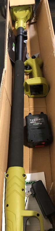 Photo 1 of 20V 2-in-1 Brushless Pole Pruning Shear, Battery Powered Cordless Electric Pruning with Lubricant, 1-Inch Cutting Diameter Tree Pruner(Battery and Fast Charger Included)