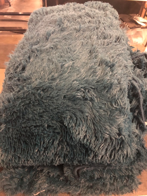 Photo 1 of Nuttumico Extra Large Fluffy Shag Area Rug for Living Room, 8x10 ft Navy Blue Fuzzy Plush Rugs for Bedroom, Kids Girls Boys Room, Nursery Dorm Room, Office, Luxury Home Decor