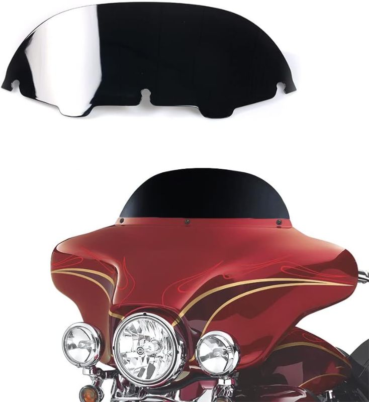 Photo 1 of WYNMOTO Black 7" Windshield Windscreen Compatible for 1996-2013 Harley Davidson Touring Street Glide Electra Glide FLHT FLHTCU Ultra Classic Glide FLHX FLHTK Tri Glide 96-13