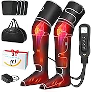 Photo 1 of ALLJOY Leg Massager for Circulation and Pain Relief FSA, Gifts for Men Women Dad Mom, Leg Massager with Heat and Compression, 2 Heat 5 Modes 4 Intensities 4 Extenders