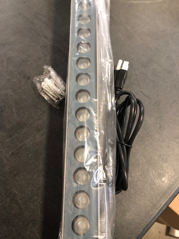 Photo 1 of Wall Washer Lights 36W Outdoor Sign Lighting Waterproof 5000K Plug in 38.9 Inches Outside Wall Wash Light bar for Commercial Advertising Boards Lighting