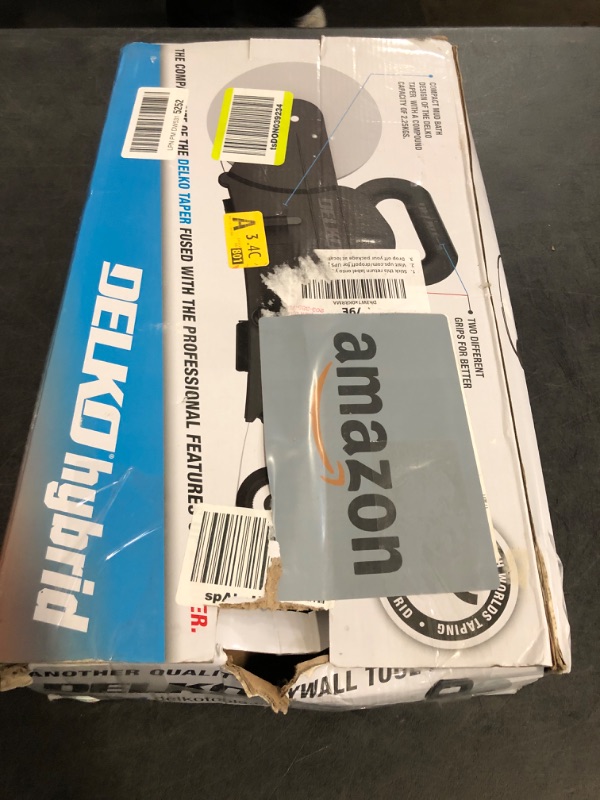 Photo 1 of DELKOtaper drywall taping tool - the Delko Taping Tool and Internal Corner Attachment Package enables contractors to finish flat joints, internal corners and square set with one taping tool.…