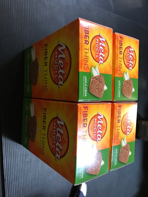 Photo 2 of Metamucil Fiber Wafers Apple Crisp 24 Each (Pack of 4)