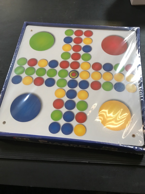 Photo 1 of Gothink Ludo Board Game Set - 11 inch, Classic Tranditional Strategy Game Multi-Color Wooden Board Game 1-4 Players Family Dice Game for Kids and Adults, Perfect for Travel and Family Fun