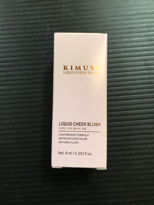 Photo 1 of KIMUSE Soft Cream Blush Makeup, Liquid Blush for Cheeks, Weightless, Long-Wearing, Smudge Proof, Natural-Looking, Dewy Finish