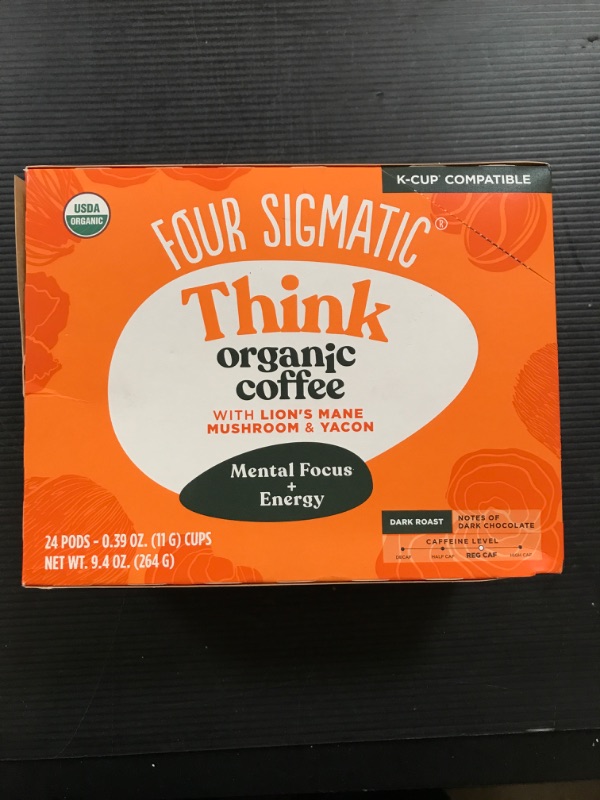 Photo 2 of EXP 07 MAR 2026
Four Sigmatic Mushroom Coffee K-Cups