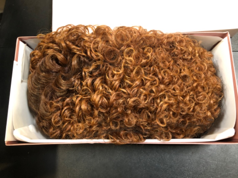 Photo 2 of Hairuwear Kim Kimbel Trinity Mid-Length Layered Coiled Curls Wig, Average Cap Size, MC30/29SS Cinnamon Spice