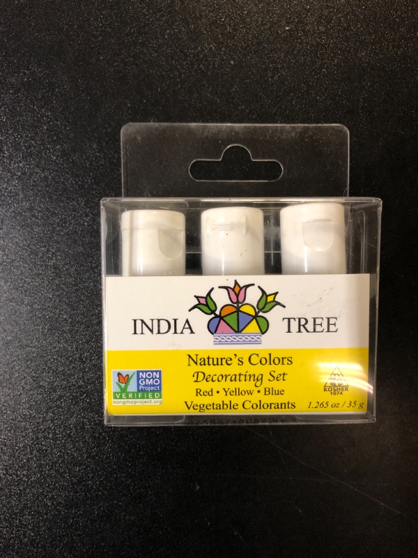 Photo 2 of India Tree Nature's Colors Decorating Set - 1.265 oz