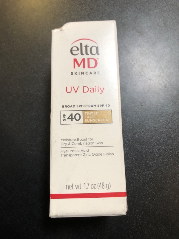 Photo 2 of EltaMD UV Daily SPF 40 Tinted Face Sunscreen Moisturizer, Tinted Moisturizer for Face with SPF, Great for Dry, Combination, and Normal Skin (EXP 06/2026)