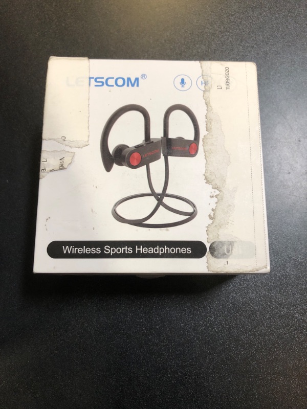 Photo 3 of LETSCOM Bluetooth Headphones V5.0 IPX7 Waterproof