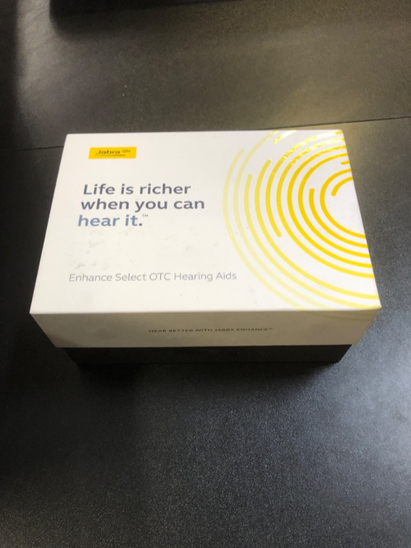 Photo 5 of Jabra Enhance Select 300 OTC Hearing Aids, Audiology Team Care Included, Bluetooth Streaming for Calls, Music, Media for iOS & Android, Nearly Invisible & Comfortable, Noise Reduction - Silver