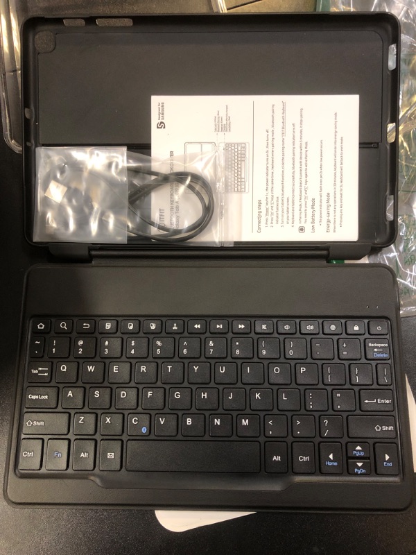 Photo 2 of Galaxy Tab A 10.1 (2019) Wireless Bluetooth Keyboard Cover, Samsung, Black