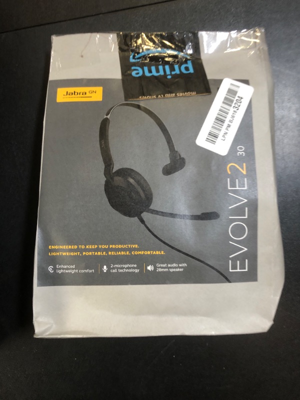 Photo 3 of Jabra Evolve2 30 Wired Mono Headset (USB Type-C, Unified Communications)