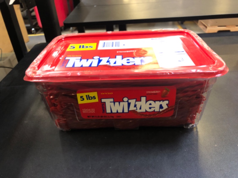 Photo 3 of Twizzlers Twists, Strawberry - 5 lb box (BB 01/2025)