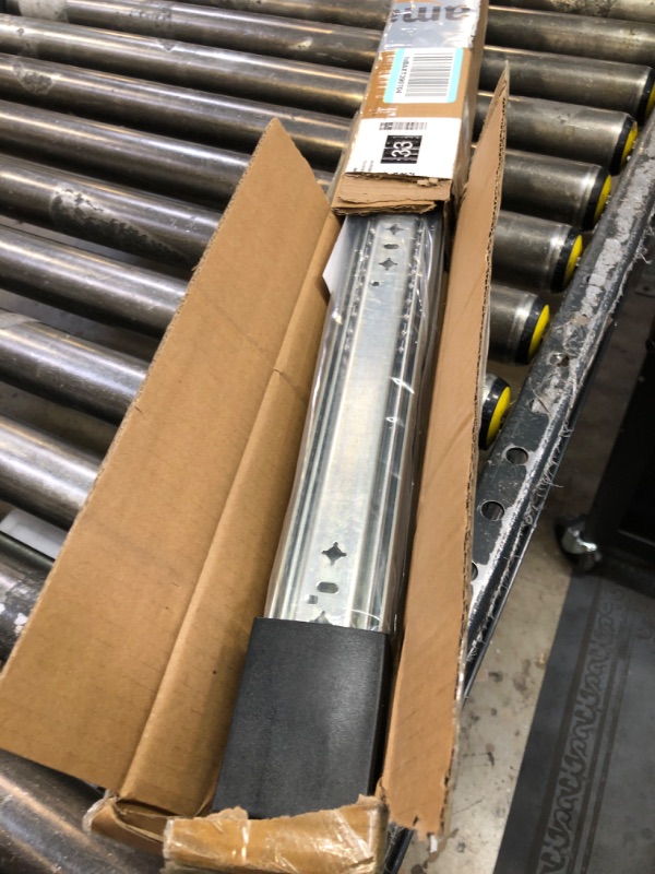 Photo 2 of 10 Pack Promark 3-Section 100 LB Capacity Full Extension Ball Bearing Side Mount Drawer Slides (24 Inches)
